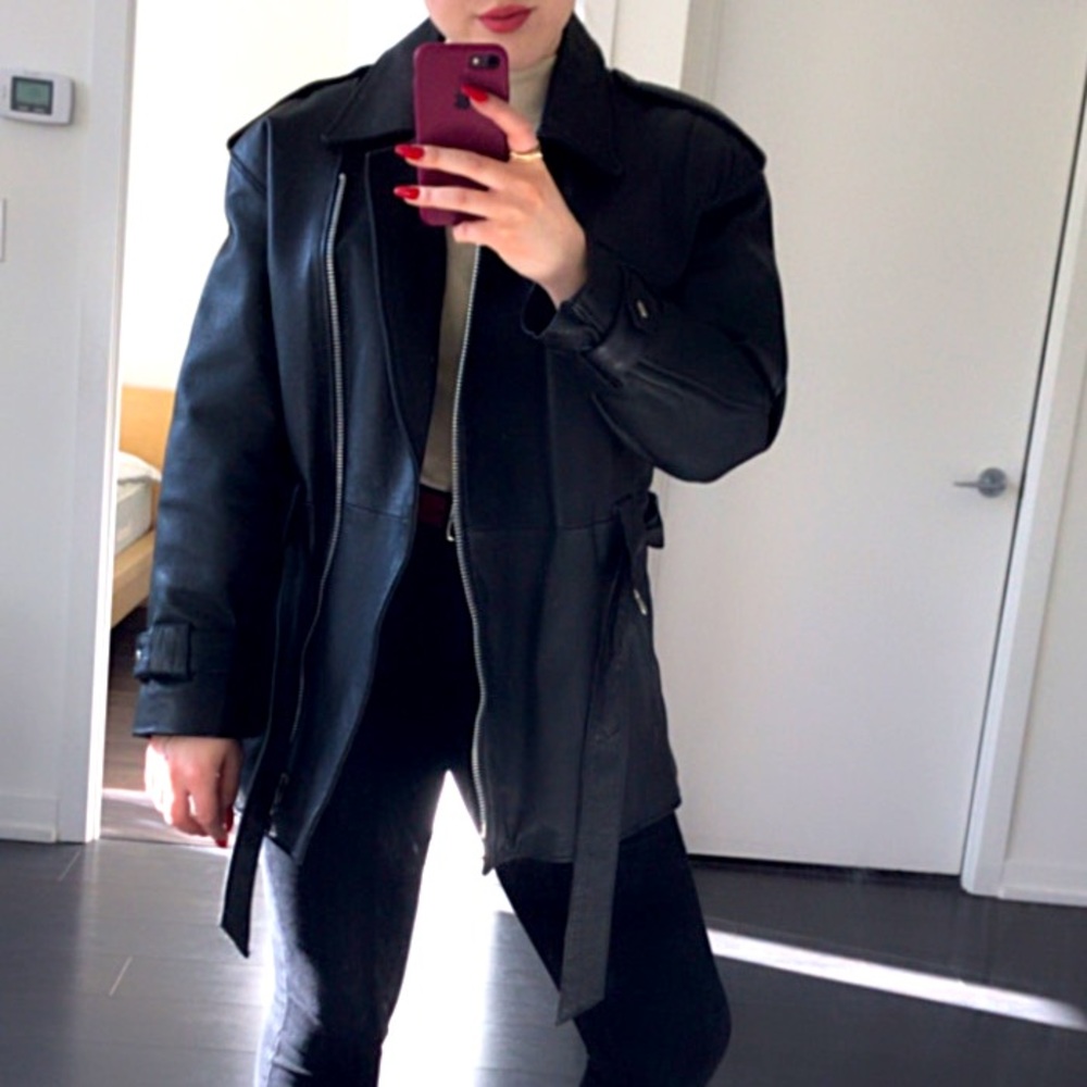 Sold: Real Leather Jacket Cosa Nova - Picture 5 of 7